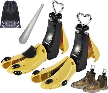 JJDPARTS Shoe Stretchers for Women, Men, Boot Stretchers for Women, Adjustable, Unisex, Wide Feet, Red