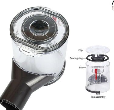 Контейнер для пилу до пилососів Dyson V6 DC58 DC59 DC62 DC74. Замінна частина, аксесуар