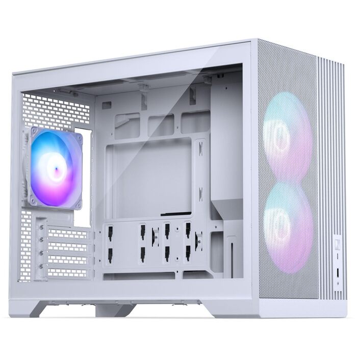 Корпус ПК Phanteks XT M3 Mini-Tower White – компактний Micro-ATX з темперованим склом, підтримкою радіатора 360 мм та відеокарти 430 мм, 3 RGB вентилятори