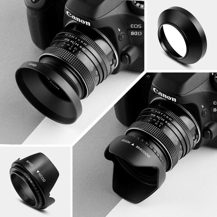 Набір фільтрів для об'єктива 67 мм Fotover: UV, CPL, поляризаційні, ND (ND2-ND400), насадки +1/+2/+4/+10, бленда, сіра карта, сумісний з DSLR камерами