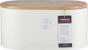 Бротокриниця Typhoon 'Living' з бамбуковим кришкою, кремового кольору