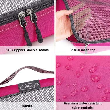 Органайзери для валізи G4Free: набір кубів для пакування (3/6/7 шт.)