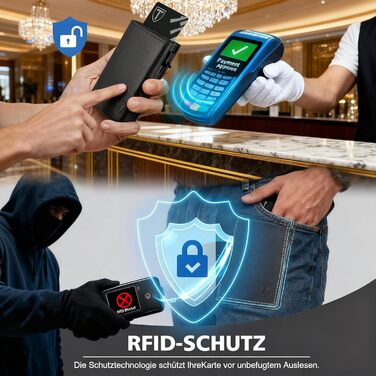 TENBST Smart Wallet 3.0: Шкіряний гаманець для чоловіків з магнітною застібкою | RFID-захист | Slim-модель | Гаманець-картхолдер
