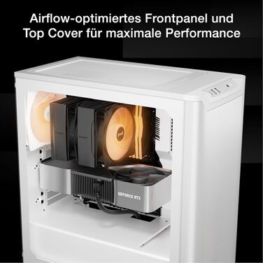 Корпус для ПК be quiet! Pure Base 501 LX (Білий) з 2 вентиляторами Pure Wings 3 140mm PWM, USB 3.2 Gen. 2 Type-C, підтримка вертикальної установки GPU