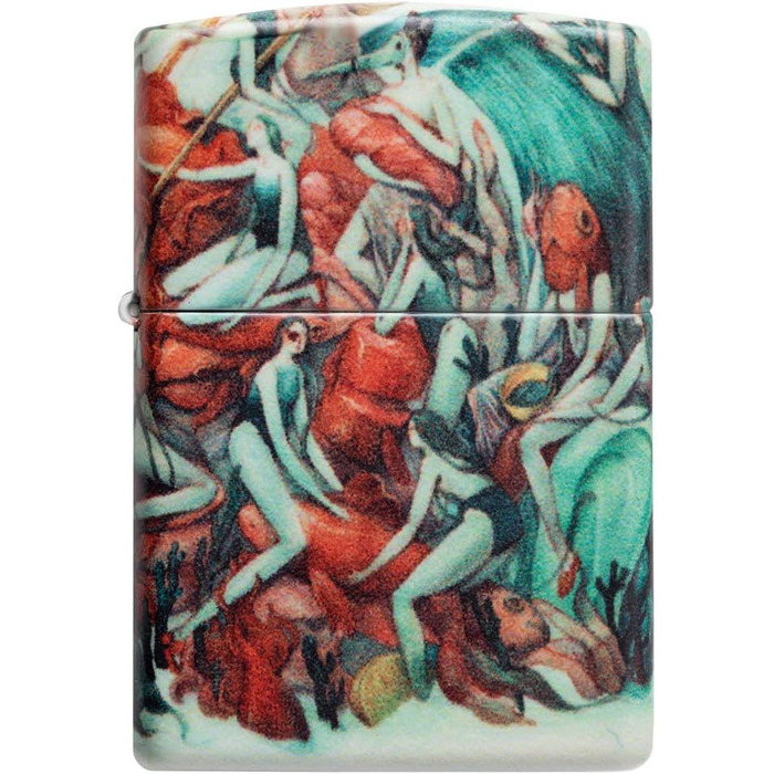 Запальничка Zippo 540 Color із малюнком Marija Tiurina, зелена, універсальний розмір