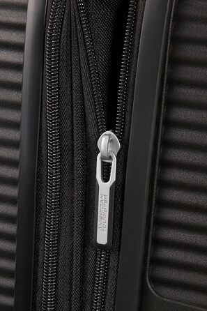 Чемодан American Tourister Soundbox Spinner L EXP 77 см, 97/110 л, чорний (Bass Black)