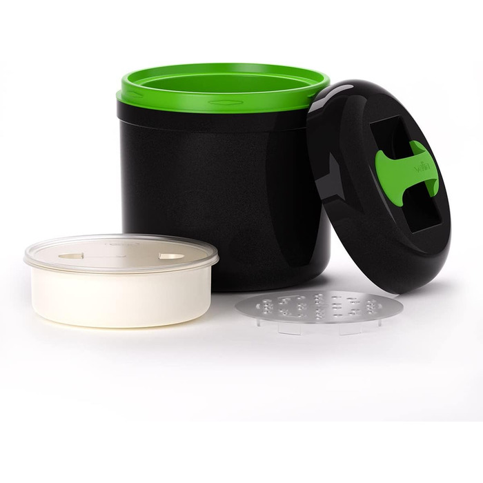 VALIRA PROTERM Pro-Term Food Container, Grey/Green, 4 L