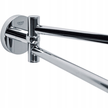 Тримач для рушників Grohe з рухомою штангою, сріблястий, 40371001