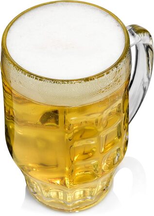 Склянка для пива Bormioli Rocco Malles Bierseidel 325 мл, 6 шт. з мірною шкалою 250 мл