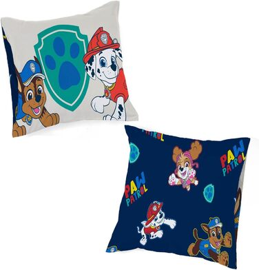 Комплект постільної білизни Jay Franco Disney Lilo & Stitch з квітковим дизайном для однієї людини – дитяча постільна білизна з наволочкою 80x80 см, бавовна, машинне прання, багатобарвна – Lilo & Stitch (Сірий - Paw Patrol, 135x200/80x80 (2 шт))