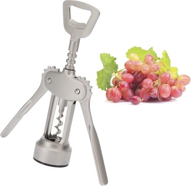 Westmark Lever Corkscrew with Bottle Opener - Stainless Steel & Zinc Die-Cast - Fino Finish - 61605580