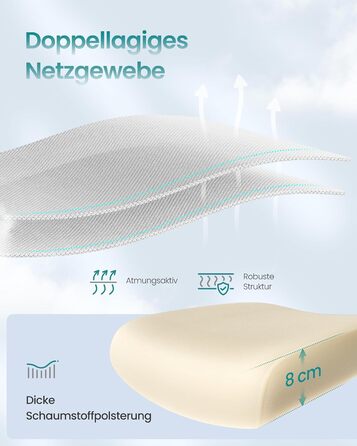 Офісний стіл SONGMICS, ергономічне крісло з сіткою, з адаптивною поперековою підтримкою та регульованою підголівником, для дому та офісу, сірий (OBN041G01)