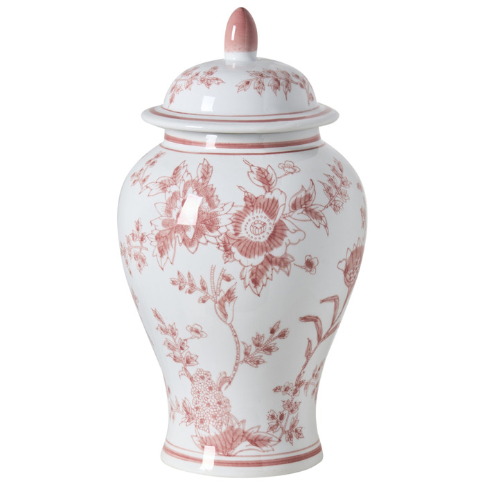 Ваза Beliani з порцеляни, 18 x 38 см