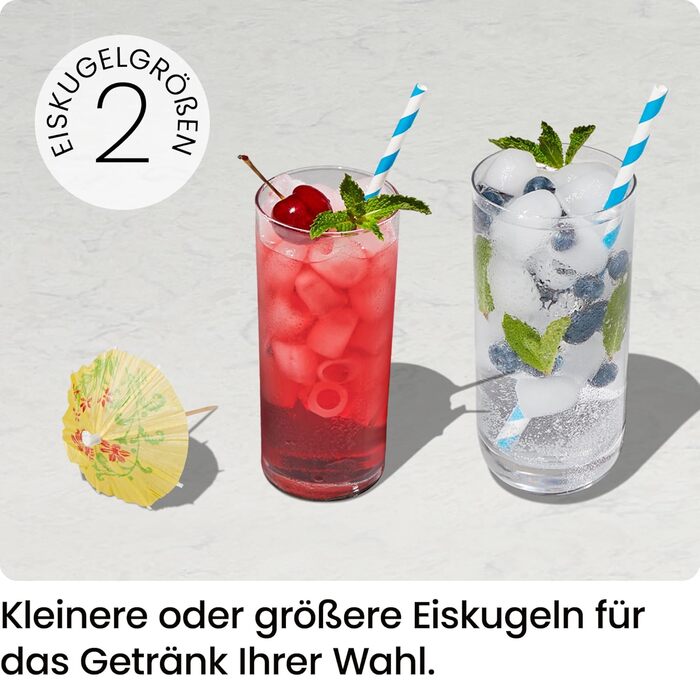 Chefman Iceman Dual-Size Ice Maker - Portable Ice Machine with Self-Cleaning Function, Makes 9 Cubes in 7 Minutes, 10kg/24h Capacity, Includes Scoop