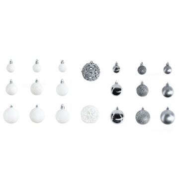 Relaxdays Set of Christmas Baubles