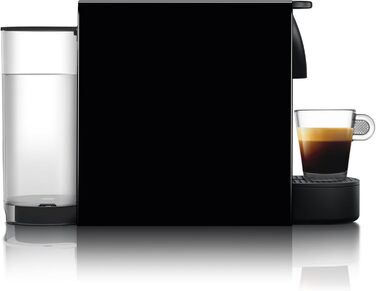Кавова капсульна машина Nespresso Krups XN1108 Essenza Mini, 19 бар, 1260 Вт, 0,6 л, енергозбереження, чорна, без капучинатора
