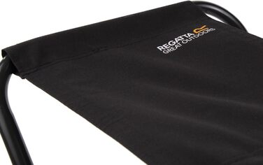 Складаний стільчик Regatta Neu Schwarz - легкий, для кемпінгу та піших прогулянок, чорний/сірий