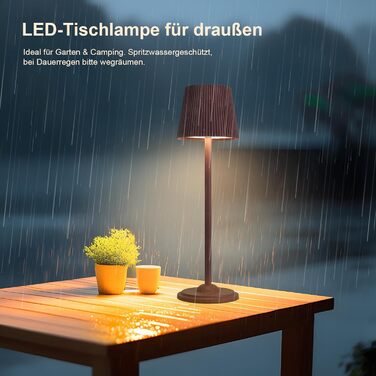 Світлодіодна настільна лампа бездротова з регулюванням висоти, USB-C нічник з 3 режимами освітлення та димером, портативна металева акумуляторна лампа для вітальні, спальні та вулиці (Чорна)