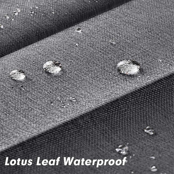 Водонепроникний душовий завіс з льону, антимольний, сірий 100x200 см з гачками