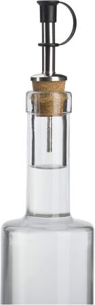 Виливники для пляшок Westmark 2 шт. (спирт, олія, оцет), нержавіюча сталь, корк, з повітряною трубкою, з петлею, сріблясті