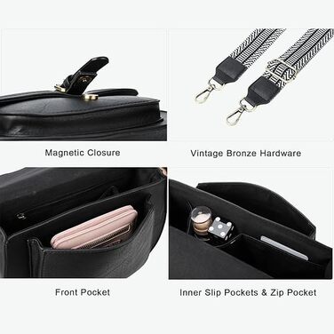 Сумка жіноча AFKOMST через плече з PU шкіри бежевого кольору, регульований знімний ремінець