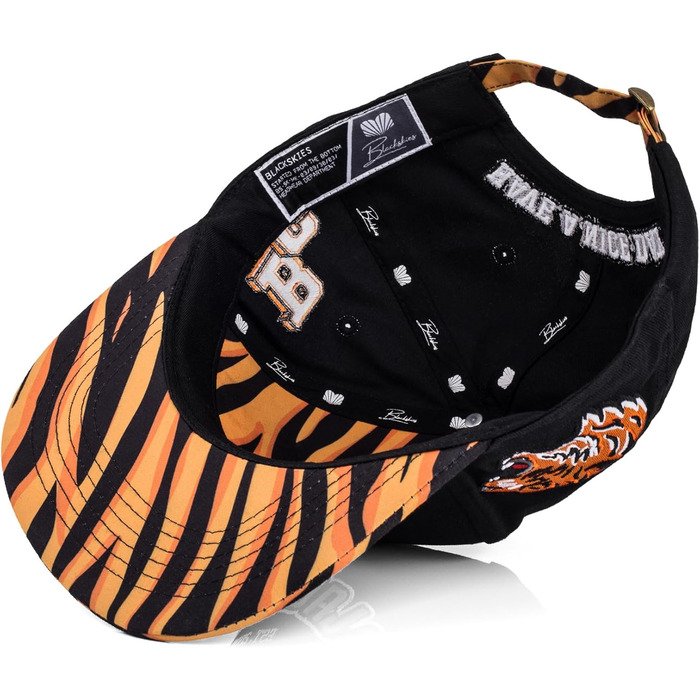 Чорна кепка Snapback Blackskies® з візерунками та різними кольорами | Бейсболка для чоловіків та жінок, кепка з замші, літня шапка для відпочинку, вуличний стиль, Outdoor, унісекс, розмір універсальний (Beast Mode)