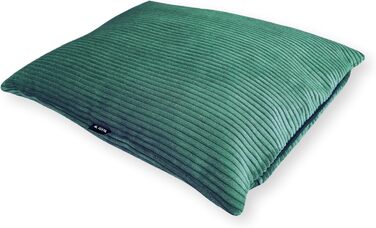 4L Textil ZOE - Лежанка для собак, м'яка, з блискавкою, 80x60 см, бежева (смужки)