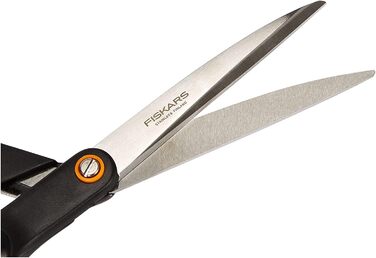 Fiskars Universal Scissors, Overall Length: 24 cm, Quality Steel/Plastic, Functional Form, Black, 1019198