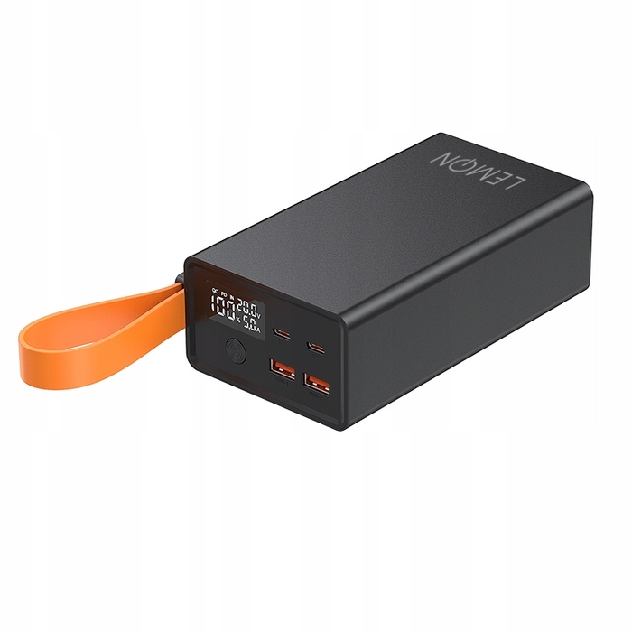 Повербанк LEMON 50000 mAh, чорний