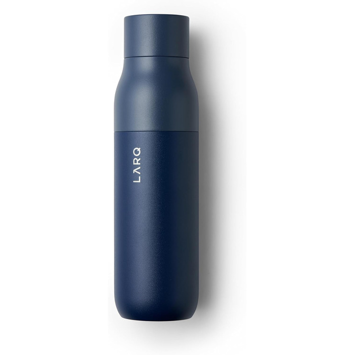 Пляшка для води LARQ PureVis 740 мл Monaco Blue з самоочищенням UV-C, нержавіюча сталь, BPA-free