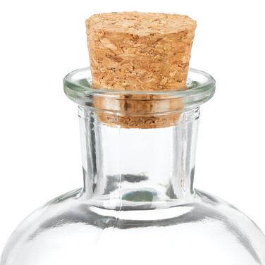 Relaxdays Decorative Glass Set with Cork Stoppers