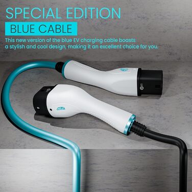 Кабель для зарядки електромобілів 22kW 32A Typ 2 (8м) | IP55 | для електромобілів та гібридів