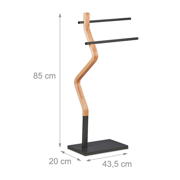 Relaxdays Towel Rack with Angled Design