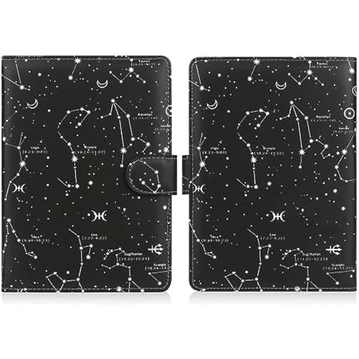 Чохол для Kindle, Kobo, Pocketbook, Tolino, Sony eReader (6.8'') з підставкою, шкіра, Konstellation