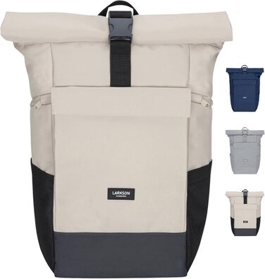 Рюкзак Rolltop для жінок і чоловіків No 4 Large, 21 л, відділення для ноутбука 16