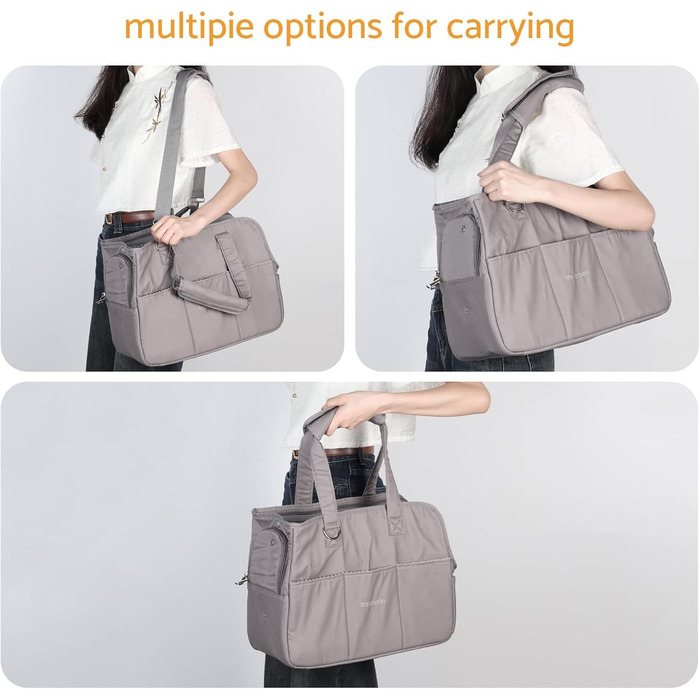 Складана переносна переносна коробка для собак та котів - переносна собача коробка/сумка для транспортування до 4 кг собак та 5 кг котів для подорожей та авто | Сірий 40x16x32 см, сірий L 16 x B 32 x H 40 см