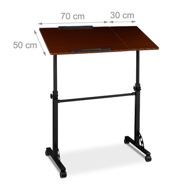Relaxdays Large Laptop Table Premium XXL