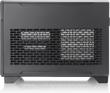 Корпус Thermaltake TR100 Black Mini-ITX SFF: 18.4L, Dual-Chamber, PCIe 4.0, підтримка AIO 280mm, тиха система охолодження