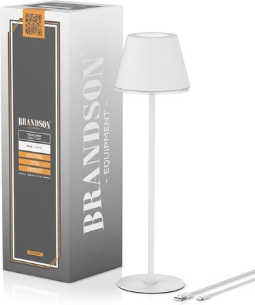 Світлодіодний акумуляторний настільний світильник Brandson з димером та сенсорним керуванням - рожевий (набір 2 шт.)