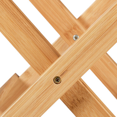 Relaxdays Folding Bamboo Stool