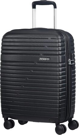 Валіза American Tourister Aero Racer Spinner 68, розширювана, 75.5 л, 3.6 кг, чорна