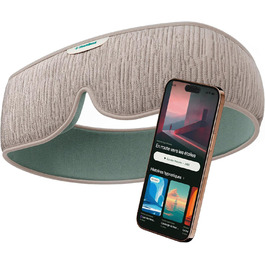 HoomBand Ultimate: Бездротові навушники-маска для сну Bluetooth 5.0, звукоізоляція, терапія звуком, гіпнотичні історії, медитація
