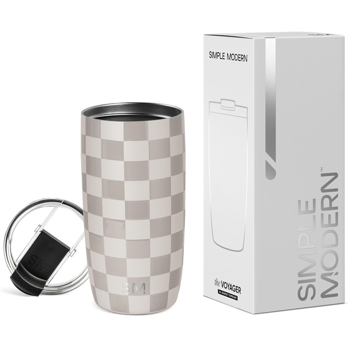 Термокружка Simple Modern Voyager з клапаном | Зі сталі, 470мл, дизайн 