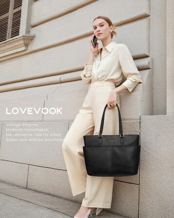 Сумка жіноча LOVEVOOK велика для ноутбука 17.3