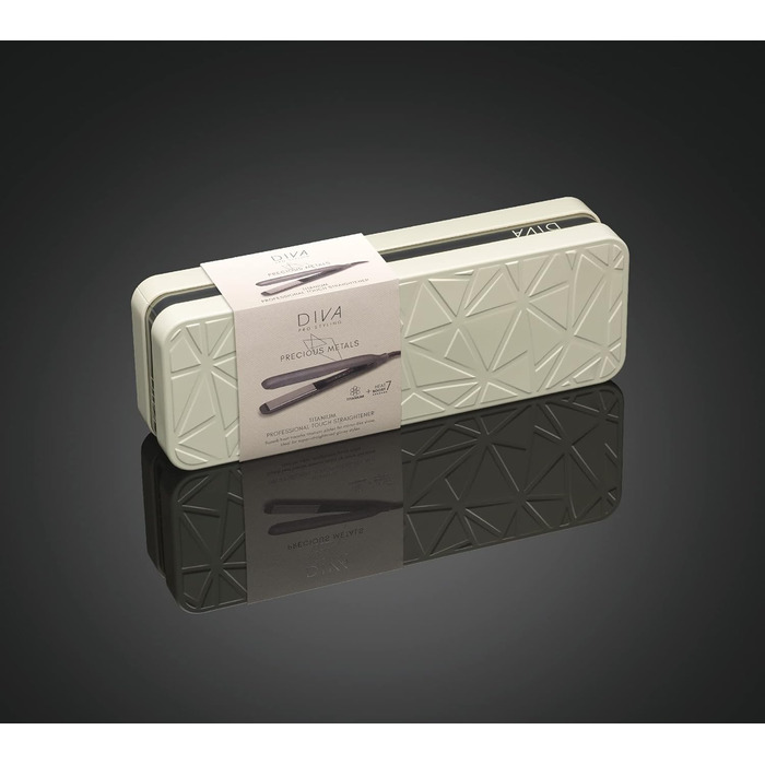 Випрямляч для волосся Diva Pro Styling Precious Metals Touch - Titanium PRO202