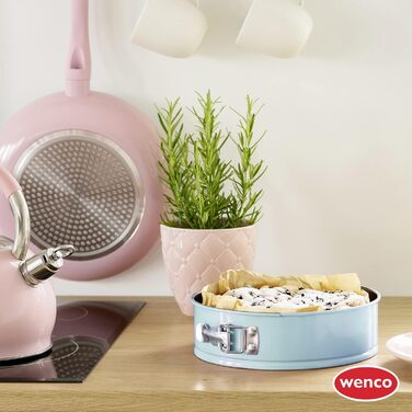 Форма для випічки Wenco Premium Mini-Springform, кругла, Ø 18 см, з антипригарним покриттям, з вуглецевої сталі, м'ятно-зелена (версія 2022)