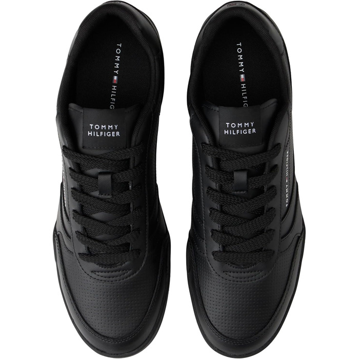 Чоловічі шкіряні низькі кросівки Tommy Hilfiger Lopro Cup FM0FM05677, 42 EU, чорні