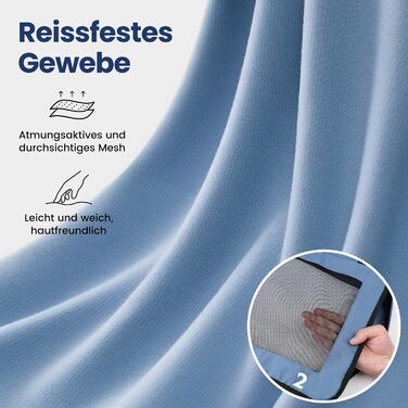 Органайзери для валізи, набір 8 шт. - Packing Cubes для подорожей, валізи та рюкзака (блакитний)