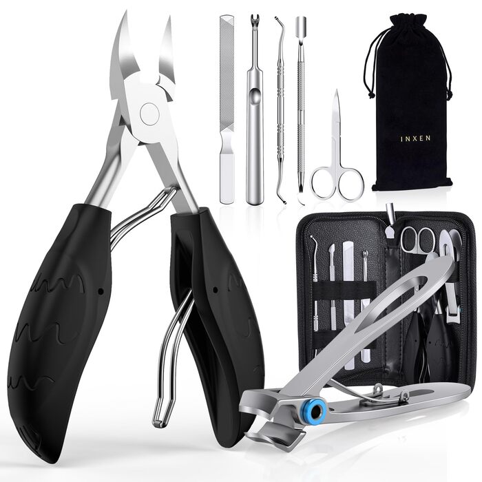 Набір для манікюру та педикюру Profi Maniküre: щипчики, ножиці, пилочки, 7 шт.