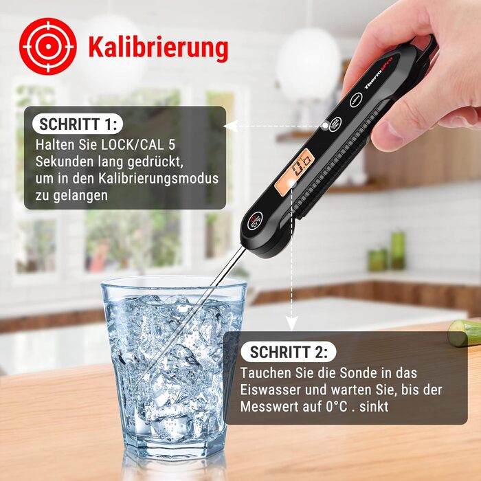 Термометр для м'яса ThermoPro TP03H: точний, швидкий, водонепроникний (IPX6)